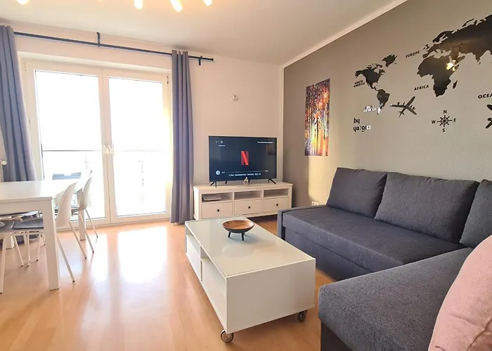 Cozy City Apartments, 2-Room Flat For Vacation & Messe Duesseldorf, Perfect Connectivity